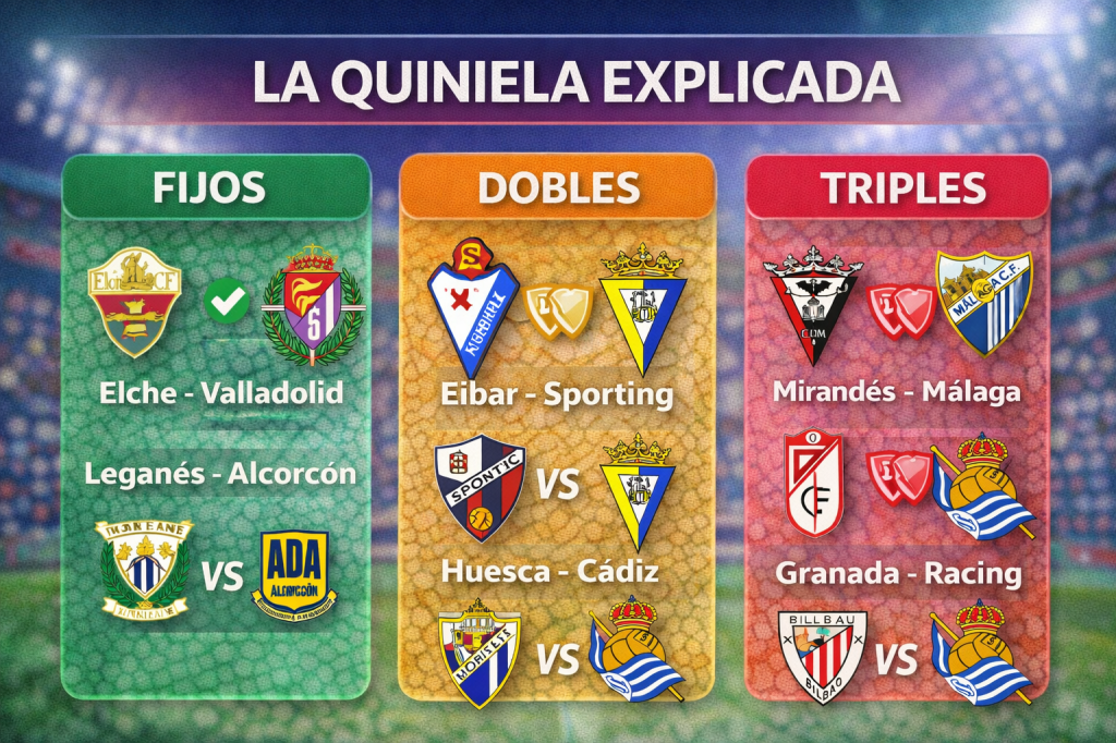Análisis profesional Jornada 39 de La Quiniela (31 enero – 1 febrero 2026): pronósticos razonados, partidos trampa y estrategia de&nbsp;boleto